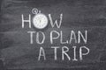 How to plan trip watch