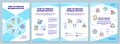 How to reduce microplastic brochure template