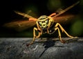 How to spot an angry wasp?