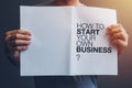 How to start your own business