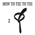 How to tie to tie icon, simple style