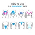 How to use the kinesio tape