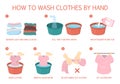 How to wash clothes step-by-step guide for housewife