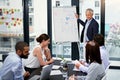 This is how we will increase our profits. a businessman giving a presentation to colleagues in an office. Royalty Free Stock Photo