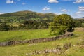 The Howgill Fells and Sedbergh Royalty Free Stock Photo