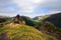 The summit of Helm Crag Royalty Free Stock Photo