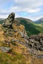 The summit of Helm Crag Royalty Free Stock Photo