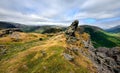 The summit of Helm Crag Royalty Free Stock Photo