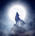 Howling wolf