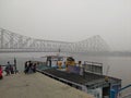 Howrah bridge kolkata Royalty Free Stock Photo