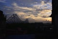 Howrah bridge sunshade time