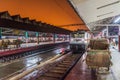 HOWRAH, INDIA - OCTOBER 27, 2016: Early morning view of Howrah Junction railway station in Indi