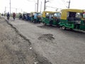 Howrah, 06/24/2020: India unlock 1.0, transport has start again, shops are opening again. Autos and buses have started