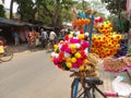 Bengali new years items or ingredient sailing on a village market Royalty Free Stock Photo