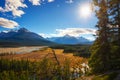 Howse Pass Viewpoint in Banff National Park, Canada