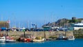 Fishing boats at Howth harbour Dublin Royalty Free Stock Photo