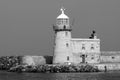 Howth lighthouse in county Dublin, Ireland. Royalty Free Stock Photo