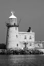 Howth lighthouse in county Dublin, Ireland. Royalty Free Stock Photo