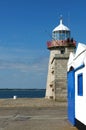 Howth lighthouse in county Dublin Royalty Free Stock Photo