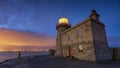 Howth Lighthouse, Howth. Dublin sunset Royalty Free Stock Photo
