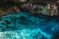 Hoyo Azul in Punta Cana, Dominican Republic Royalty Free Stock Photo