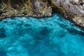 Hoyo Azul in Punta Cana, Dominican Republic Royalty Free Stock Photo