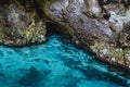 Hoyo Azul in Punta Cana, Dominican Republic Royalty Free Stock Photo