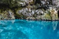 Hoyo Azul in Punta Cana, Dominican Republic Royalty Free Stock Photo