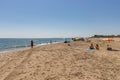 Hoyo beach in Isla Cristina, Huelva, Andalusia, Europe.