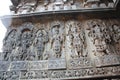 Hoysaleswara Temple Wall Carving of Various Hindu deities