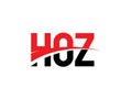 HOZ Letter Initial Logo Design Vector Illustration Royalty Free Stock Photo