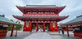 Hozo-mon Gate at Senso-ji Temple in Tokyo Asakusa - TOKYO, JAPAN - JUNE 12, 2018