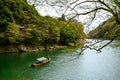 Hozugawa Kudari, Hozugawa River cruise at arashiyama, kyoto, japan