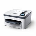 White Printer With High Speed Sync And Technological Design