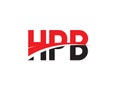 HPB Letter Initial Logo Design Vector Illustration Royalty Free Stock Photo