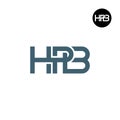 HPB Logo Letter Monogram Design Royalty Free Stock Photo