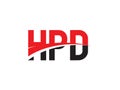 HPD Letter Initial Logo Design Vector Illustration Royalty Free Stock Photo