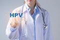 HPV Human Papillomavirus Doctor diagnosis, Cervical cancer early diagnostics and checkup