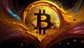 bitcoin wall art - bitcoin print - bitcoin poster - bitcoin painting digital art, Crypto wall art, Crypto print, crypto poster