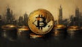 bitcoin wall art - bitcoin print - bitcoin poster - bitcoin painting digital art, Crypto wall art, Crypto print, crypto poster