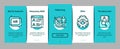 Hr Human Resources Onboarding Elements Icons Set Vector Royalty Free Stock Photo