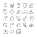 HR Managementvector icon which can be easily modified or edits pack every single vector icon which can be easily modified or edit Royalty Free Stock Photo