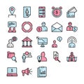 HR Managementvector icon which can be easily modified or edits pack every single vector icon which can be easily modified or edit Royalty Free Stock Photo