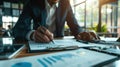 HR professionals analyzing employee data
