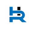 HR And RH Letter Logo And Icon