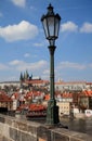 Hradcany from Charles Bridge, Prague Royalty Free Stock Photo