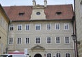 Hradcany Palace courtyard facade from Prague in Czech Republic