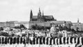 Hradcany and Prague Castle panoramic view, Czech Republic Royalty Free Stock Photo
