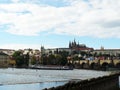 Prague: Hradcany, Prazsky hrad, Prague castle and famous Charles bridge 