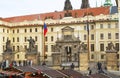 Prague, Czech Republic, Central gate of Hradcany Castle.